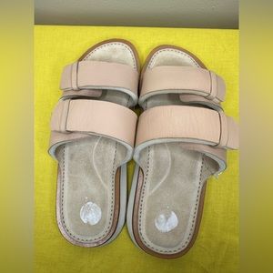 NWOB RAG & BONE PARKER LEATHER SHEEPA NAPA SLIDES